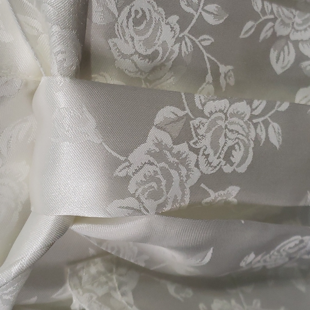 100% Silk Floral Kimono Robe - Bridal Robe - Picture 14 of 16